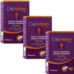 Kit 3X Calcivitam 600mg 60 C�psulas - Herbamed