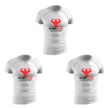 Kit 3X Camiseta Baby Look Dry 100% Poliester - Branca Tamanho GG - OtimaNutri