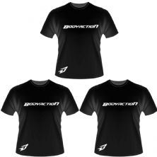 Kit 3X Camiseta bodyaction Preta (M)