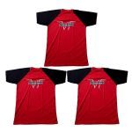 Kit 3X Camiseta Champion - Tamanho G Vermelha/Preto - IntegralM�dica