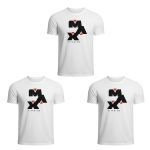 Kit 3X Camiseta Dry-Fit Max - Tamanho P Branca - Max Titanium