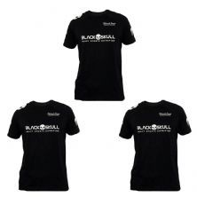 Kit 3X Camiseta Dry Fit - Preta Tamanho G - Black Skull
