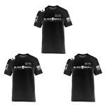 Kit 3X Camiseta Dry Fit Soldado Bope - Tamanho M Preto - Black Skull