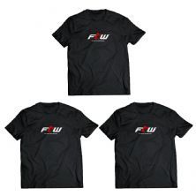 Kit 3X Camiseta For The Win - Tamanho G Preto - FTW