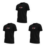 Kit 3X Camiseta Ftw Poliester - Preta Tamanho GG - FTW