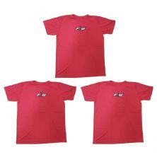 Kit 3X Camiseta Mans�o Maromba - Tamanho G Vermelha - FTW