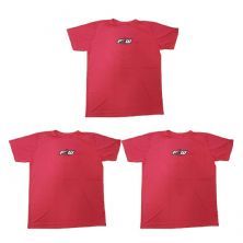 Kit 3X Camiseta Mans�o Maromba - Tamanho M Vermelha - FTW