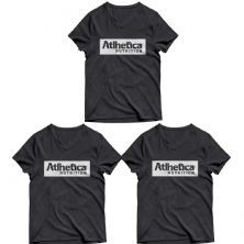 Kit 3X Camiseta Masculina - Atlhetica Nutrition Cinza G -  Atlhetica Nutrition