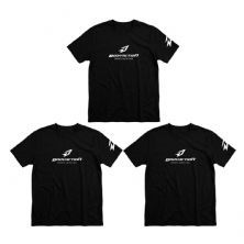Kit 3X Camiseta - Preta Tamanho GG - Body Action