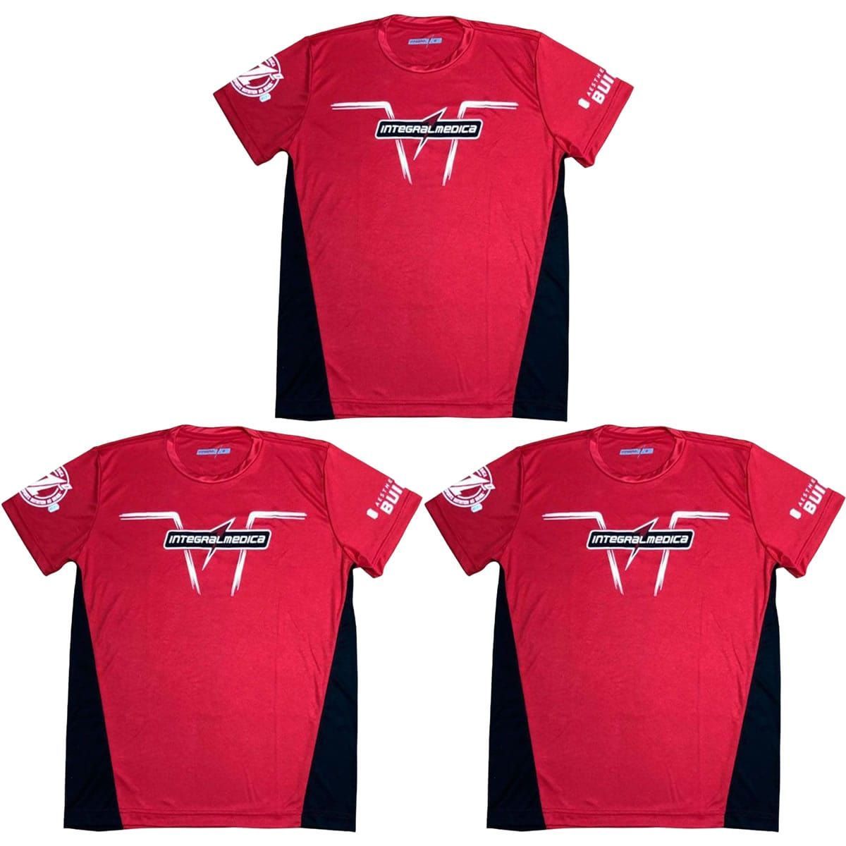 Kit 3X Camiseta T-Shirt GG Vermelha - IntegralMedica