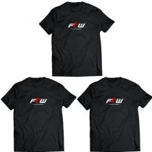Kit 3X Camiseta Tradicional We Are FTW - Tamanho M Preta - FTW