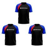 Kit 3X Camiseta Velox - Tamanho G Preto - NewNutrition