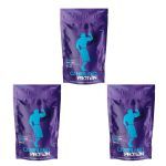 Kit 3X Caniblend Protein - 1800g Refil Chocolate com Avel�- Canibal