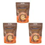 Kit 3X CappuccinoFit - 600g Refil Chocolate Maltado - ElementoPuro