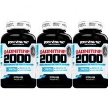 Kit 3X Carnitine 2000 - 60 C�psulas - Body Nutry