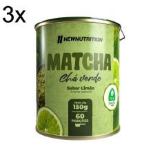 Kit 3X Cha Verde Matcha - 150g Lim�o - NewNutrition