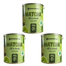Kit 3X Cha Verde Matcha - 150g Lim�o - NewNutrition
