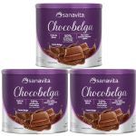 Kit 3X Chocobelga - 200g - Cacau Belga - Sanavita