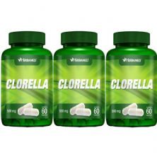 Kit 3X Clorella 500mg 60 C�psulas - Herbamed