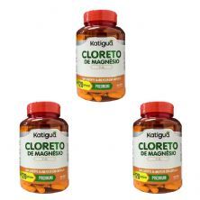 Kit 3X Cloreto de Magn�sio P.A - 120 C�psulas - Katigu�