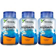 Kit 3X Cloreto de Magn�sio P.A - 60 C�psulas - Fitoway