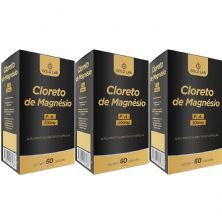 Kit 3X Cloreto de Magn�sio P.A - 60 C�psulas - Gold Lab