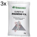 Kit 3X Cloreto de Magnesio PA - 1 Sach� 33g - Herbamed