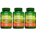 Kit 3X Cloreto de Magnesio PA 500mg 60 C�psulas - Herbamed
