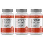 Kit 3X Cobre Quelato Bisglicinato - 60 Comprimidos - Lauton Nutrition
