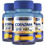 Kit 3X Coenzima Q10 100mg � 60 C�psulas - Catarinense Nutri��o