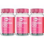 Kit 3X Coenzima Q10 Com Col�geno - 30 C�psulas - QualyNutri