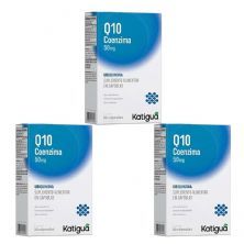 Kit 3X Coenzima Q10 Ubiquinona 50mg - 30 C�psulas - Katigu�