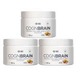 Kit 3X Cognbrain sem Cafe�na - 150g P�ssego e Manga - New Millen