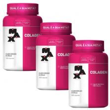 kit 3X Colagen  - 100 C�psulas - Max Titanium