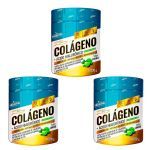 Kit 3X Col�geno + �cido Hialur�nico - 230g Lim�o - Shark Pro