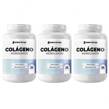 Kit 3X Col�geno Hidrolisado - 120 C�psulas - NewNutrition