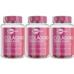 Kit 3X Col�geno Hidrolisado - 120 C�psulas - QualyNutri