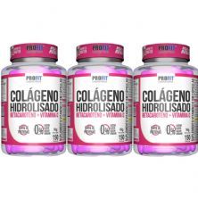 Kit 3X Col�geno Hidrolisado - 150 C�psulas - ProFit