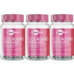 Kit 3X Col�geno Hidrolisado - 60 C�psulas - QualyNutri
