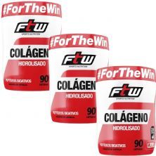 Kit 3X Colageno Hidrolisado - 90 C�psulas - FTW