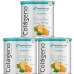 Kit 3X Col�geno Hidrolisado Nutri Science - 200g Abacaxi com Hortel� - BodyAction