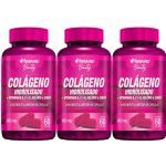 Kit 3X Colageno Hidrolisado + Vitaminas e Minerais - 60 C�psulas - Herbamed