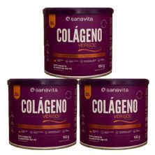 Kit 3X Col�geno Verisol - 150g Frutas Tropicais - Sanavita
