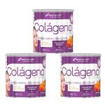 Kit 3X Col�geno Verisol Com Hialur�nico - 200g Laranja com Acerola - BodyAction