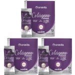 Kit 3X Col�geno Verisol Hidrolisado - 30 Sticke de 2,8g Neutro - Sanavita