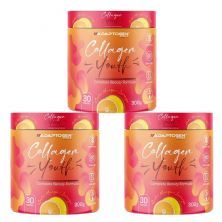 Kit 3X Col�geno Youth - 300g Manga com Laranja - Adaptogen