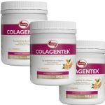 Kit 3X Colagentek - 300g Tangerina - Vitafor