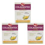 Kit 3X Colagentek Beauty Verisol - 30 Sach�s 3,5g Abacaxi com Hortel� - Vitafor