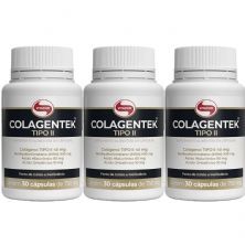 Kit 3X Colagentek Tipo II - 30 C�psulas - Vitafor