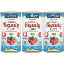 Kit 3X Collagen Beauty Care - 300g Cranberry - Nature